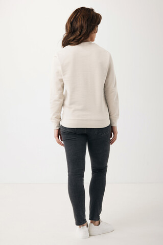 IQONIQ Etosha Lightweight Sweater aus recycelter Baumwolle ivory white bedrucken, Art.-Nr. T9303.040.M
