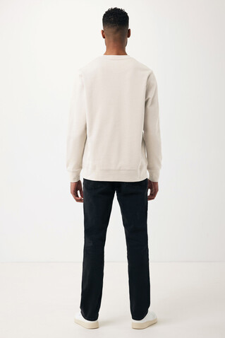 IQONIQ Etosha Lightweight Sweater aus recycelter Baumwolle ivory white bedrucken, Art.-Nr. T9303.040.M