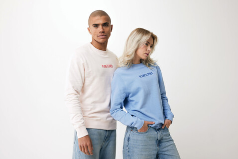 IQONIQ Etosha Lightweight Sweater aus recycelter Baumwolle cloud pink bedrucken, Art.-Nr. T9303.039.S IQONIQ Etosha Lightweight Sweater aus recycelter Baumwolle cloud pink bedrucken, Art.-Nr. T9303.039.S
