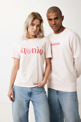 IQONIQ Etosha Lightweight Sweater aus recycelter Baumwolle cloud pink bedrucken, Art.-Nr. T9303.039.S IQONIQ Etosha Lightweight Sweater aus recycelter Baumwolle cloud pink bedrucken, Art.-Nr. T9303.039.S