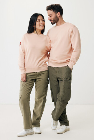 IQONIQ Etosha Lightweight Sweater aus recycelter Baumwolle peach nectar bedrucken, Art.-Nr. T9303.038.M