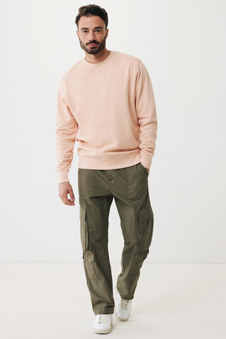 IQONIQ Etosha Lightweight Sweater aus recycelter Baumwolle peach nectar bedrucken, Art.-Nr. T9303.038.M