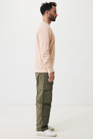 IQONIQ Etosha Lightweight Sweater aus recycelter Baumwolle peach nectar bedrucken, Art.-Nr. T9303.038.M
