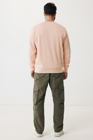 IQONIQ Etosha Lightweight Sweater aus recycelter Baumwolle peach nectar bedrucken, Art.-Nr. T9303.038.M