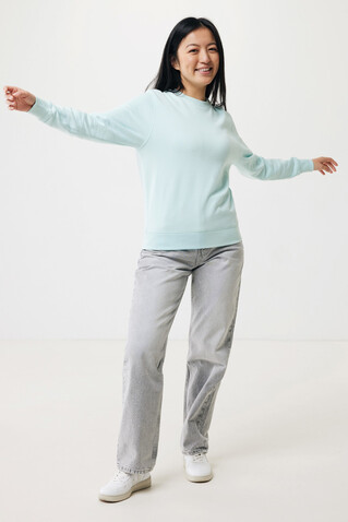 IQONIQ Etosha Lightweight Sweater aus recycelter Baumwolle crushed mint bedrucken, Art.-Nr. T9303.037.XS IQONIQ Etosha Lightweight Sweater aus recycelter Baumwolle crushed mint bedrucken, Art.-Nr. T9303.037.XS