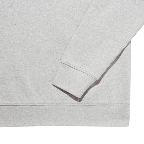IQONIQ Etosha Lightweight Sweater aus recycelter Baumwolle light heather grey bedrucken, Art.-Nr. T9303.032.XXXL