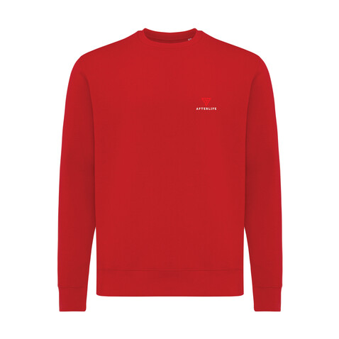 IQONIQ Etosha Lightweight Sweater aus recycelter Baumwolle rot bedrucken, Art.-Nr. T9303.029.XS IQONIQ Etosha Lightweight Sweater aus recycelter Baumwolle rot bedrucken, Art.-Nr. T9303.029.XS
