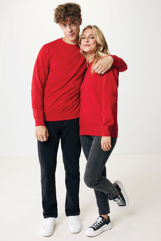 IQONIQ Etosha Lightweight Sweater aus recycelter Baumwolle rot bedrucken, Art.-Nr. T9303.029.XS IQONIQ Etosha Lightweight Sweater aus recycelter Baumwolle rot bedrucken, Art.-Nr. T9303.029.XS