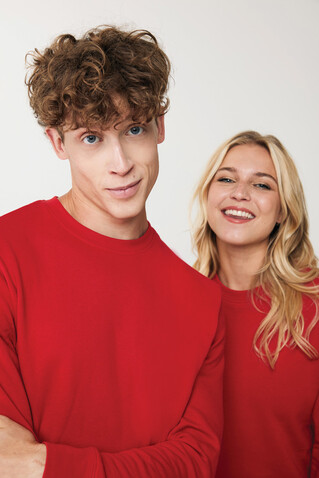 IQONIQ Etosha Lightweight Sweater aus recycelter Baumwolle rot bedrucken, Art.-Nr. T9303.029.XS IQONIQ Etosha Lightweight Sweater aus recycelter Baumwolle rot bedrucken, Art.-Nr. T9303.029.XS
