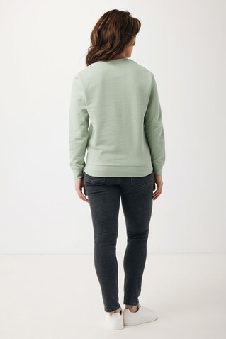 IQONIQ Etosha Lightweight Sweater aus recycelter Baumwolle Iceberg green bedrucken, Art.-Nr. T9303.023.M