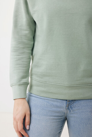 IQONIQ Etosha Lightweight Sweater aus recycelter Baumwolle Iceberg green bedrucken, Art.-Nr. T9303.023.M