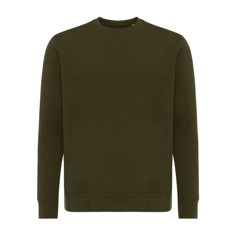 IQONIQ Etosha Lightweight Sweater aus recycelter Baumwolle khaki bedrucken, Art.-Nr. T9303.020.L IQONIQ Etosha Lightweight Sweater aus recycelter Baumwolle khaki bedrucken, Art.-Nr. T9303.020.L