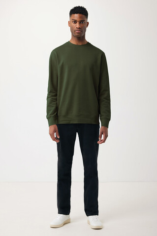 IQONIQ Etosha Lightweight Sweater aus recycelter Baumwolle khaki bedrucken, Art.-Nr. T9303.020.L IQONIQ Etosha Lightweight Sweater aus recycelter Baumwolle khaki bedrucken, Art.-Nr. T9303.020.L