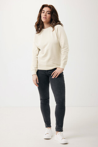 IQONIQ Etosha Lightweight Sweater aus recycelter Baumwolle natural raw bedrucken, Art.-Nr. T9303.018.L