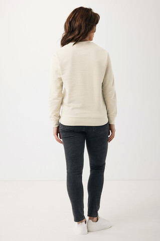 IQONIQ Etosha Lightweight Sweater aus recycelter Baumwolle natural raw bedrucken, Art.-Nr. T9303.018.L
