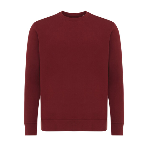 IQONIQ Etosha Lightweight Sweater aus recycelter Baumwolle burgunderrot bedrucken, Art.-Nr. T9303.007.L IQONIQ Etosha Lightweight Sweater aus recycelter Baumwolle burgunderrot bedrucken, Art.-Nr. T9303.007.L