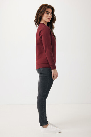 IQONIQ Etosha Lightweight Sweater aus recycelter Baumwolle burgunderrot bedrucken, Art.-Nr. T9303.007.L IQONIQ Etosha Lightweight Sweater aus recycelter Baumwolle burgunderrot bedrucken, Art.-Nr. T9303.007.L