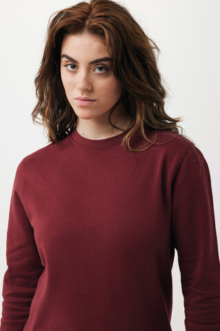IQONIQ Etosha Lightweight Sweater aus recycelter Baumwolle burgunderrot bedrucken, Art.-Nr. T9303.007.L IQONIQ Etosha Lightweight Sweater aus recycelter Baumwolle burgunderrot bedrucken, Art.-Nr. T9303.007.L