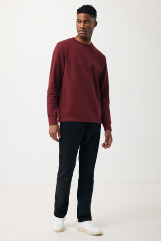 IQONIQ Etosha Lightweight Sweater aus recycelter Baumwolle burgunderrot bedrucken, Art.-Nr. T9303.007.L IQONIQ Etosha Lightweight Sweater aus recycelter Baumwolle burgunderrot bedrucken, Art.-Nr. T9303.007.L
