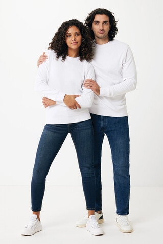 IQONIQ Etosha Lightweight Sweater aus recycelter Baumwolle recycled white bedrucken, Art.-Nr. T9303.004.5XL IQONIQ Etosha Lightweight Sweater aus recycelter Baumwolle recycled white bedrucken, Art.-Nr. T9303.004.5XL