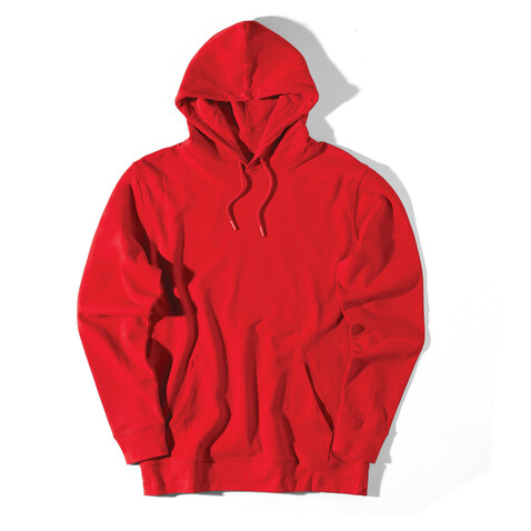 IQONIQ Jasper Hoodie aus recycelter Baumwolle rot bedrucken, Art.-Nr. T9400.029.L IQONIQ Jasper Hoodie aus recycelter Baumwolle rot bedrucken, Art.-Nr. T9400.029.L