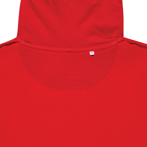 IQONIQ Jasper Hoodie aus recycelter Baumwolle rot bedrucken, Art.-Nr. T9400.029.L IQONIQ Jasper Hoodie aus recycelter Baumwolle rot bedrucken, Art.-Nr. T9400.029.L