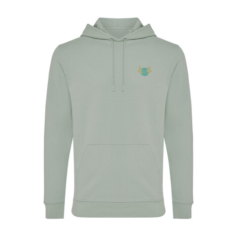 IQONIQ Jasper Hoodie aus recycelter Baumwolle Iceberg green bedrucken, Art.-Nr. T9400.023.XS IQONIQ Jasper Hoodie aus recycelter Baumwolle Iceberg green bedrucken, Art.-Nr. T9400.023.XS