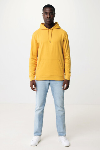 IQONIQ Jasper Hoodie aus recycelter Baumwolle ochre yellow bedrucken, Art.-Nr. T9400.021.XS IQONIQ Jasper Hoodie aus recycelter Baumwolle ochre yellow bedrucken, Art.-Nr. T9400.021.XS