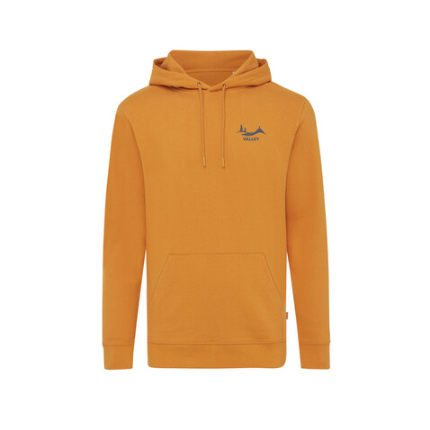IQONIQ Jasper Hoodie aus recycelter Baumwolle sundial orange bedrucken, Art.-Nr. T9400.012.XS IQONIQ Jasper Hoodie aus recycelter Baumwolle sundial orange bedrucken, Art.-Nr. T9400.012.XS