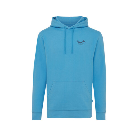 IQONIQ Jasper Hoodie aus recycelter Baumwolle tranquil blue bedrucken, Art.-Nr. T9400.010.S IQONIQ Jasper Hoodie aus recycelter Baumwolle tranquil blue bedrucken, Art.-Nr. T9400.010.S