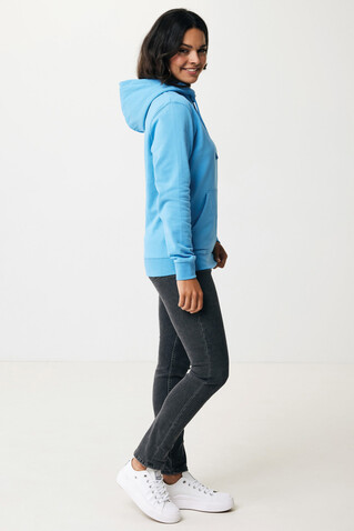 IQONIQ Jasper Hoodie aus recycelter Baumwolle tranquil blue bedrucken, Art.-Nr. T9400.010.S IQONIQ Jasper Hoodie aus recycelter Baumwolle tranquil blue bedrucken, Art.-Nr. T9400.010.S