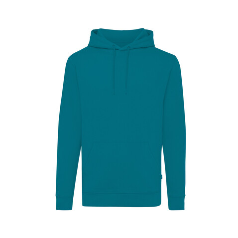 IQONIQ Jasper Hoodie aus recycelter Baumwolle verdigris bedrucken, Art.-Nr. T9400.009.XL IQONIQ Jasper Hoodie aus recycelter Baumwolle verdigris bedrucken, Art.-Nr. T9400.009.XL