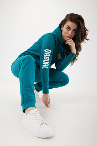 IQONIQ Jasper Hoodie aus recycelter Baumwolle verdigris bedrucken, Art.-Nr. T9400.009.XL IQONIQ Jasper Hoodie aus recycelter Baumwolle verdigris bedrucken, Art.-Nr. T9400.009.XL