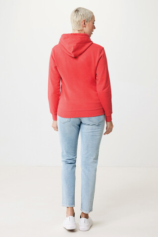 IQONIQ Jasper Hoodie aus recycelter Baumwolle luscious red bedrucken, Art.-Nr. T9400.008.XL