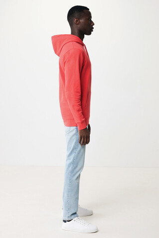 IQONIQ Jasper Hoodie aus recycelter Baumwolle luscious red bedrucken, Art.-Nr. T9400.008.XL