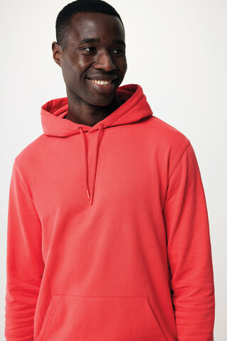 IQONIQ Jasper Hoodie aus recycelter Baumwolle luscious red bedrucken, Art.-Nr. T9400.008.XL