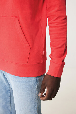 IQONIQ Jasper Hoodie aus recycelter Baumwolle luscious red bedrucken, Art.-Nr. T9400.008.XL