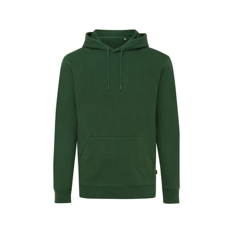 IQONIQ Jasper Hoodie aus recycelter Baumwolle forest green bedrucken, Art.-Nr. T9400.005.XXS