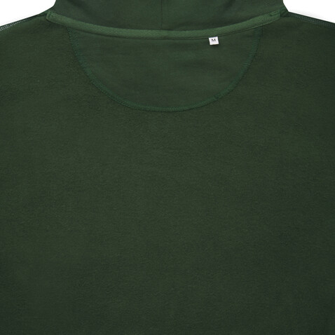 IQONIQ Jasper Hoodie aus recycelter Baumwolle forest green bedrucken, Art.-Nr. T9400.005.XXS