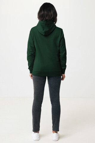 IQONIQ Jasper Hoodie aus recycelter Baumwolle forest green bedrucken, Art.-Nr. T9400.005.XXS