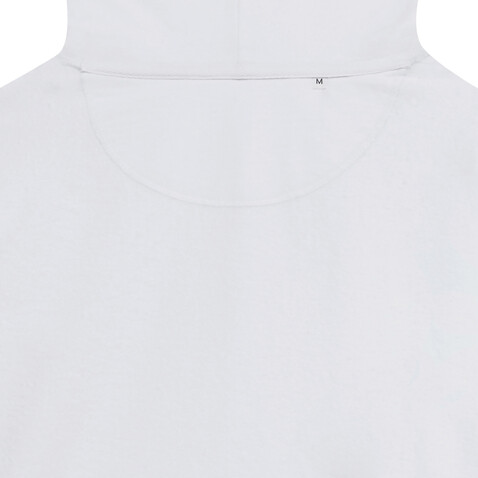 IQONIQ Jasper Hoodie aus recycelter Baumwolle recycled white bedrucken, Art.-Nr. T9400.004.XL