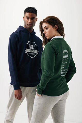 IQONIQ Jasper Hoodie aus recycelter Baumwolle navy blau bedrucken, Art.-Nr. T9400.002.S IQONIQ Jasper Hoodie aus recycelter Baumwolle navy blau bedrucken, Art.-Nr. T9400.002.S