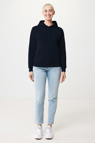 IQONIQ Jasper Hoodie aus recycelter Baumwolle navy blau bedrucken, Art.-Nr. T9400.002.S IQONIQ Jasper Hoodie aus recycelter Baumwolle navy blau bedrucken, Art.-Nr. T9400.002.S