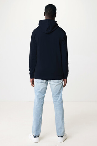 IQONIQ Jasper Hoodie aus recycelter Baumwolle navy blau bedrucken, Art.-Nr. T9400.002.S IQONIQ Jasper Hoodie aus recycelter Baumwolle navy blau bedrucken, Art.-Nr. T9400.002.S