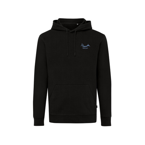 IQONIQ Jasper Hoodie aus recycelter Baumwolle schwarz bedrucken, Art.-Nr. T9400.001.XXS IQONIQ Jasper Hoodie aus recycelter Baumwolle schwarz bedrucken, Art.-Nr. T9400.001.XXS