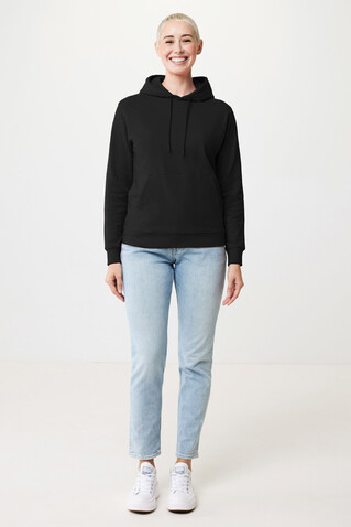 IQONIQ Jasper Hoodie aus recycelter Baumwolle schwarz bedrucken, Art.-Nr. T9400.001.XXS IQONIQ Jasper Hoodie aus recycelter Baumwolle schwarz bedrucken, Art.-Nr. T9400.001.XXS