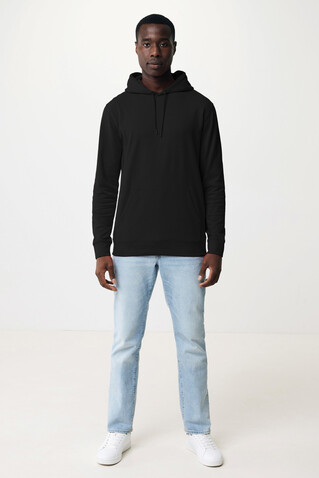 IQONIQ Jasper Hoodie aus recycelter Baumwolle schwarz bedrucken, Art.-Nr. T9400.001.XXS IQONIQ Jasper Hoodie aus recycelter Baumwolle schwarz bedrucken, Art.-Nr. T9400.001.XXS
