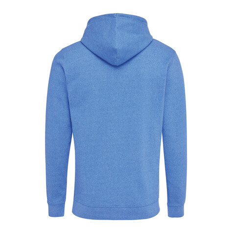IQONIQ Torres ungefärbter Hoodie aus recycelter Baumwolle heather blue bedrucken, Art.-Nr. T9401.024.M IQONIQ Torres ungefärbter Hoodie aus recycelter Baumwolle heather blue bedrucken, Art.-Nr. T9401.024.M