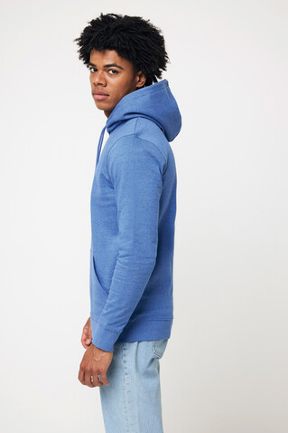 IQONIQ Torres ungefärbter Hoodie aus recycelter Baumwolle heather blue bedrucken, Art.-Nr. T9401.024.M IQONIQ Torres ungefärbter Hoodie aus recycelter Baumwolle heather blue bedrucken, Art.-Nr. T9401.024.M