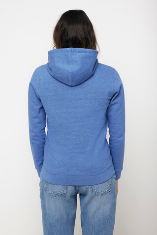 IQONIQ Torres ungefärbter Hoodie aus recycelter Baumwolle heather blue bedrucken, Art.-Nr. T9401.024.M IQONIQ Torres ungefärbter Hoodie aus recycelter Baumwolle heather blue bedrucken, Art.-Nr. T9401.024.M